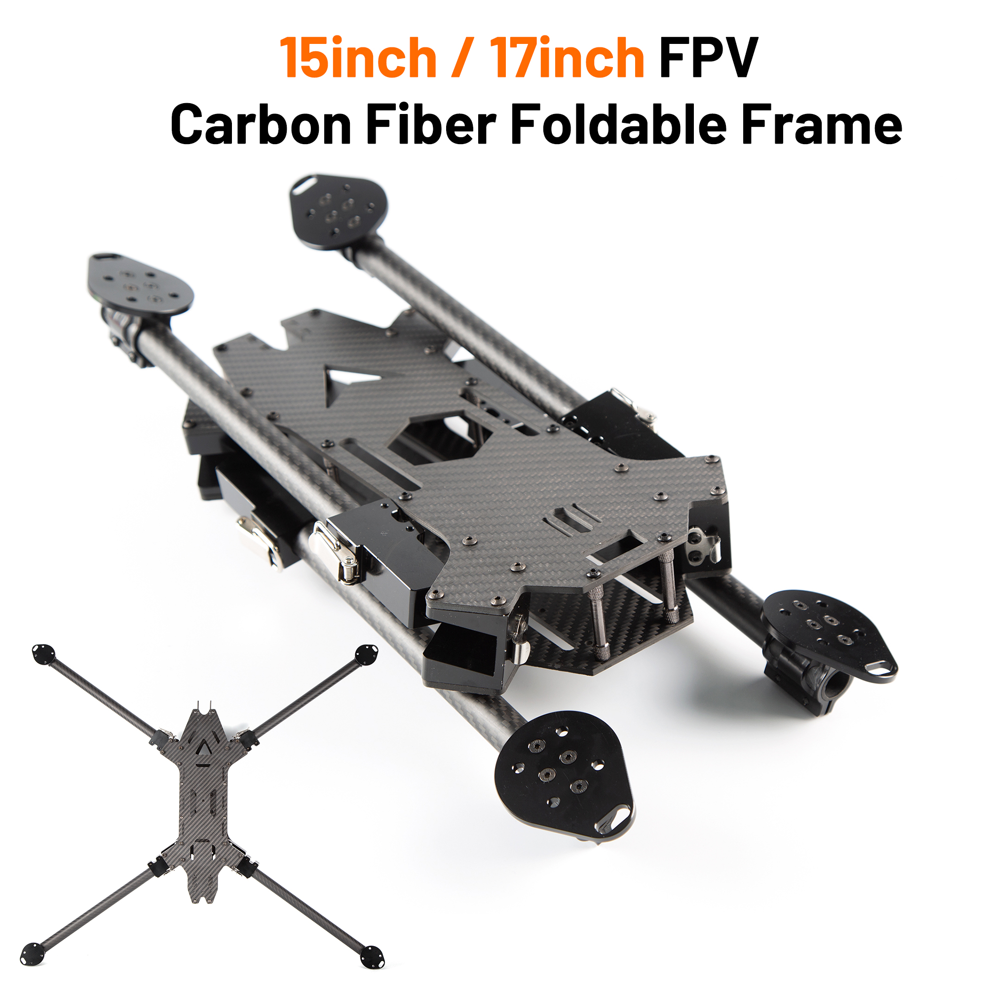 Plane Drone Rc - 15inch /17inch FPV Carbon Fiber Foldable