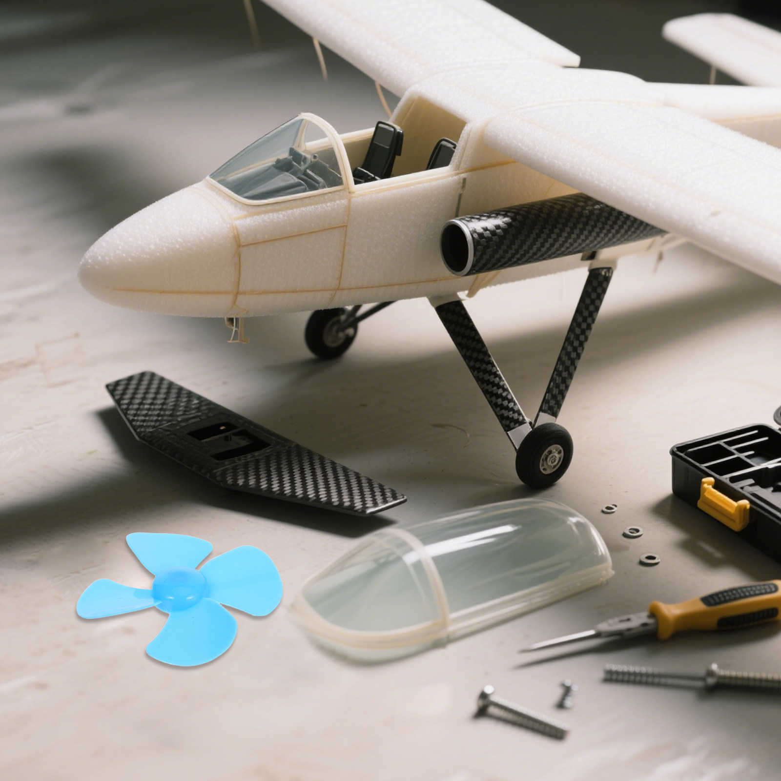 Rc Boat - 20Pcs Mini Fan Blades 60mm 4-Leaves
