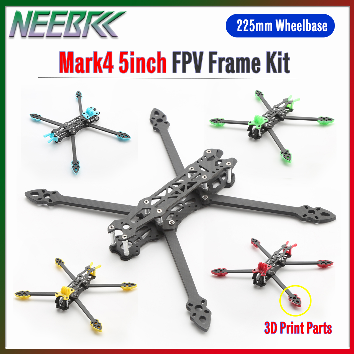 Drone Rc Drone - Mark4 5inch FPV Carbon Fiber Frame