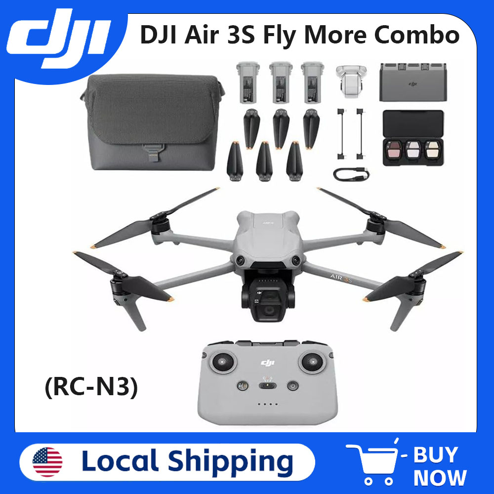 Drone Rc N3 3 Batteries - DJI Air 3S Fly More Combo
