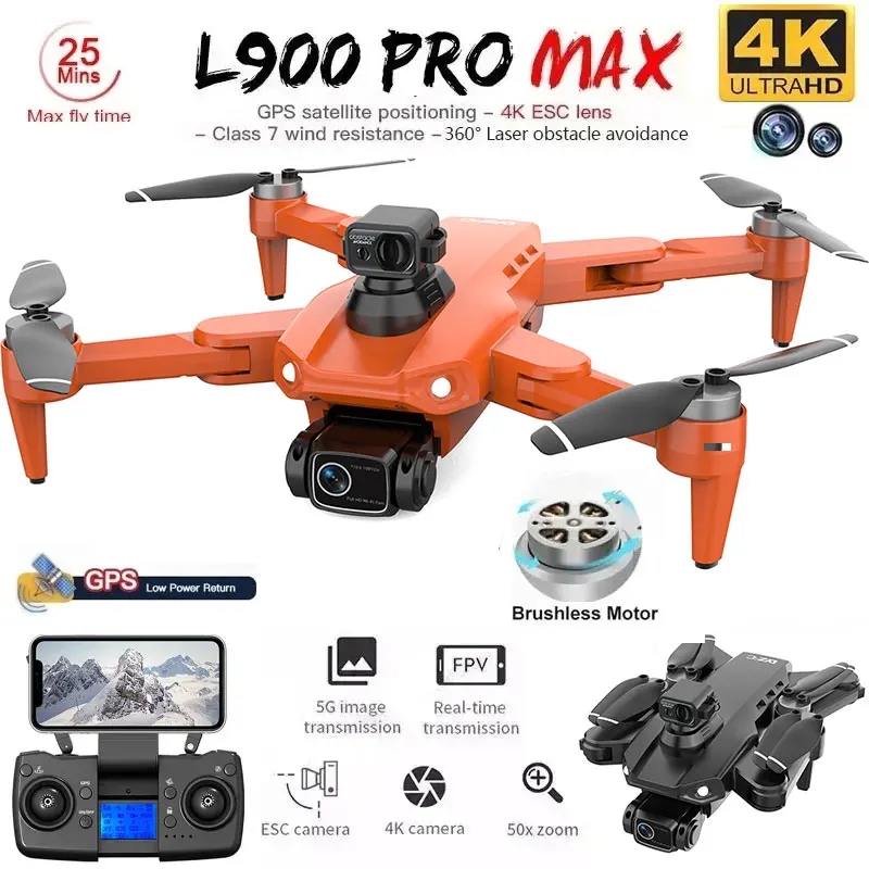 L900 Pro MAX GPS Drone 4K Prof - Drone Rc Team City review and price