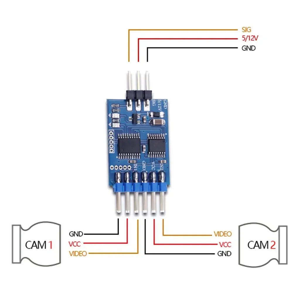 3 Channel Video Switcher Modul - Drone Switch Rc review and price