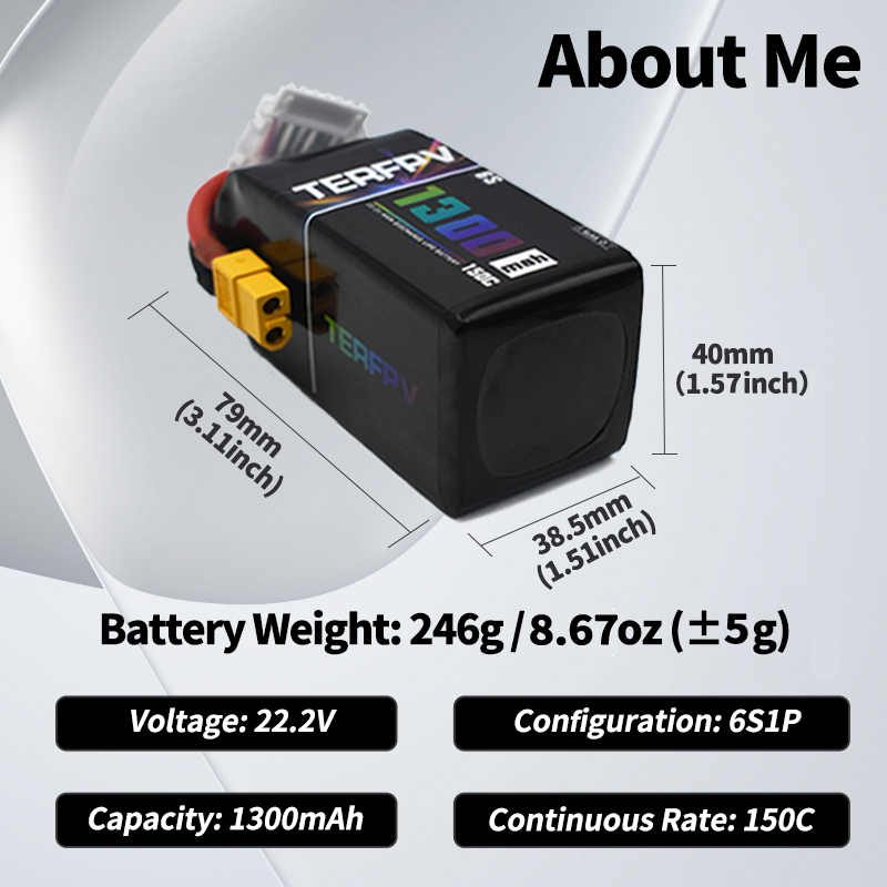 TERFPV Lipo Battery 6S 22.2V 1 - Drone Rc Quadcopter Controller review and price