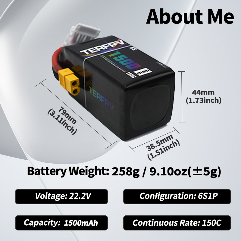 TERFPV Lipo Battery 6S 22.2V 1 - Drone Rc Quadcopter Controller review and price