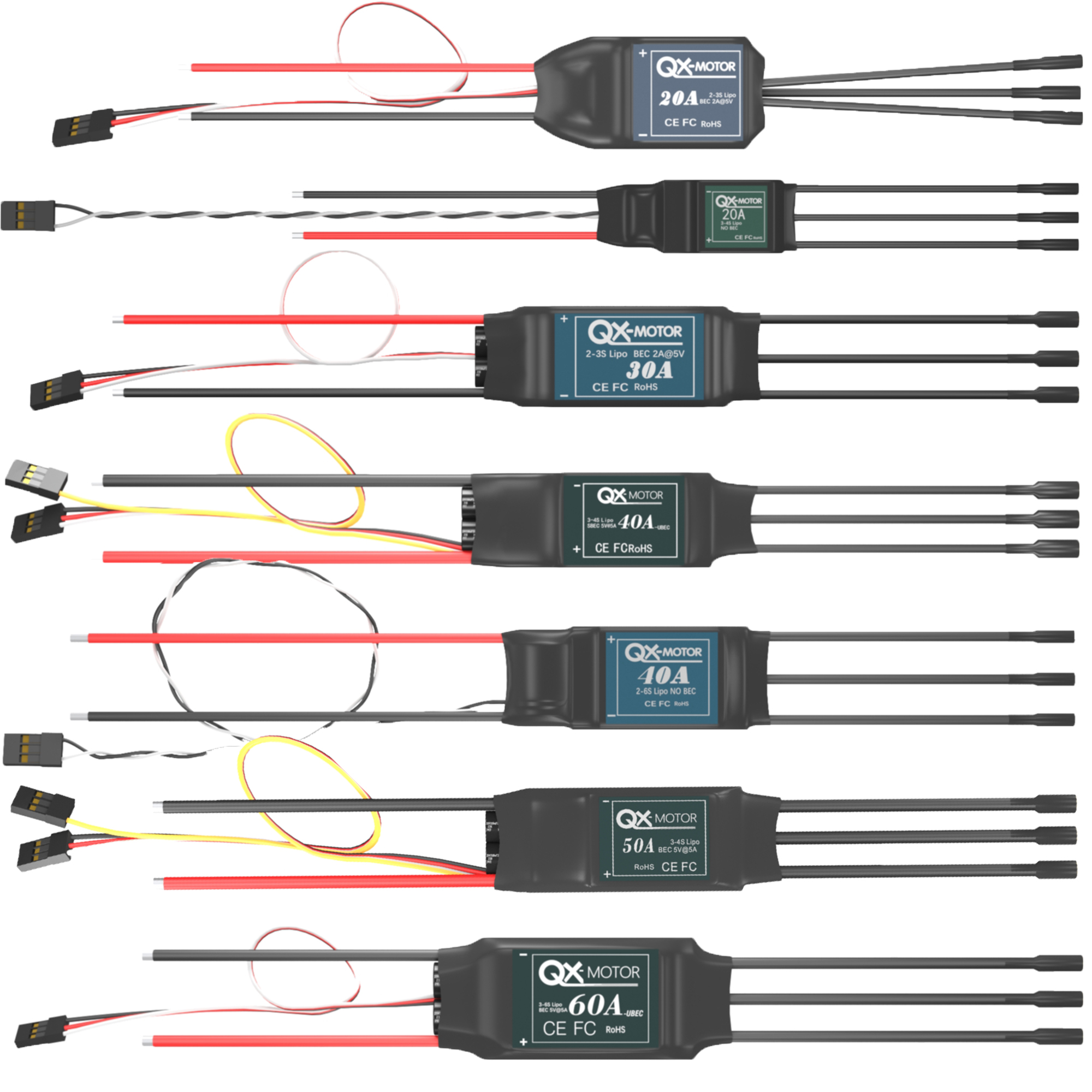 QX-MOTOR Brushless ESC series  - Drone Rc Quadcopter Controller review and price