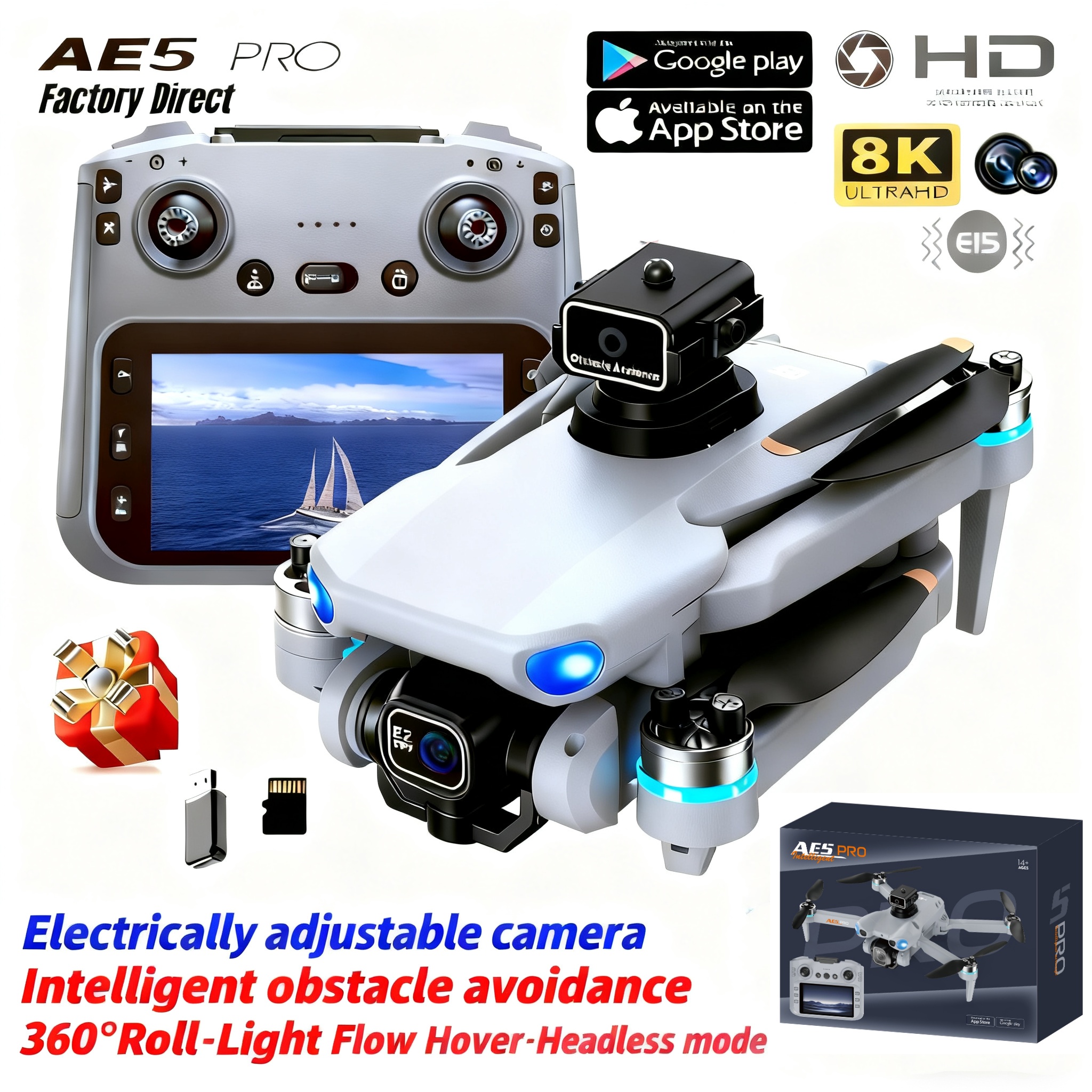 2026 New AE5 Pro Drone 8K HD 4 - Lyzrc Drone review and price