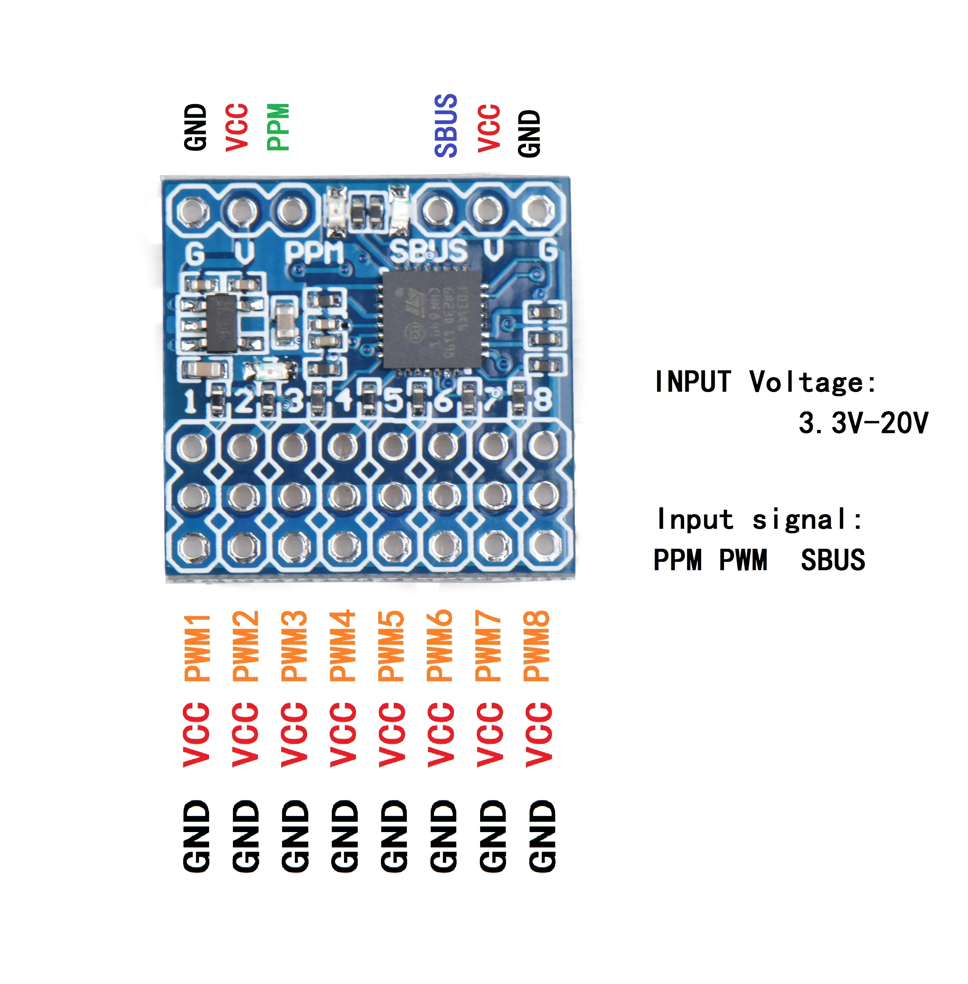 JHEMCU SPP 8CH Signal Converte - Frsky Receiver Module review and price