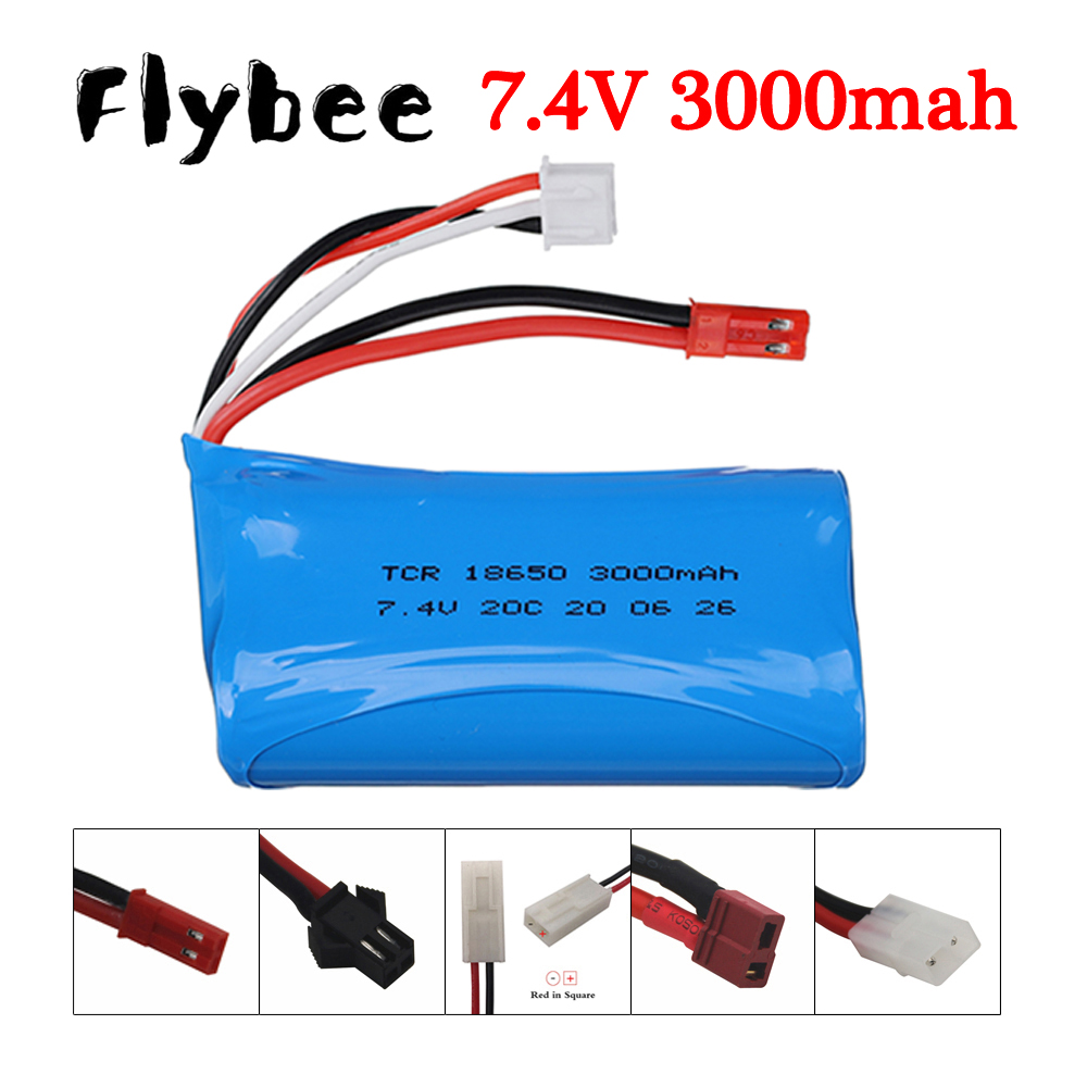 7.4V 3000mAh 18650 Li-ion Bate - Drone Lipo Battery review and price