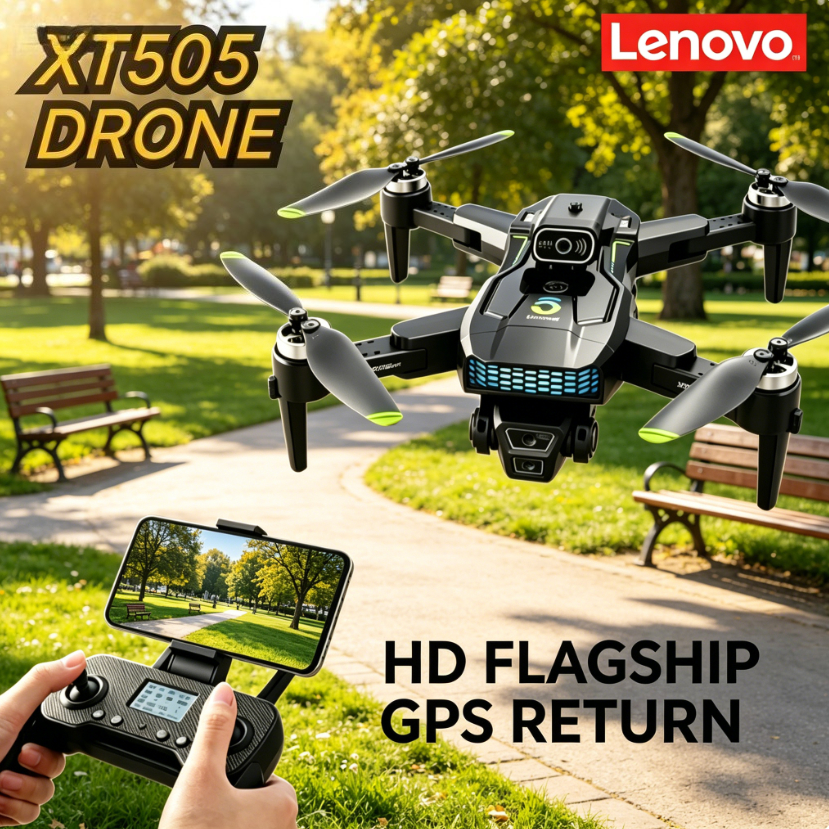 Lenovo XT505 Foldable GPS Dron - Xt505 Rc Drone review and price