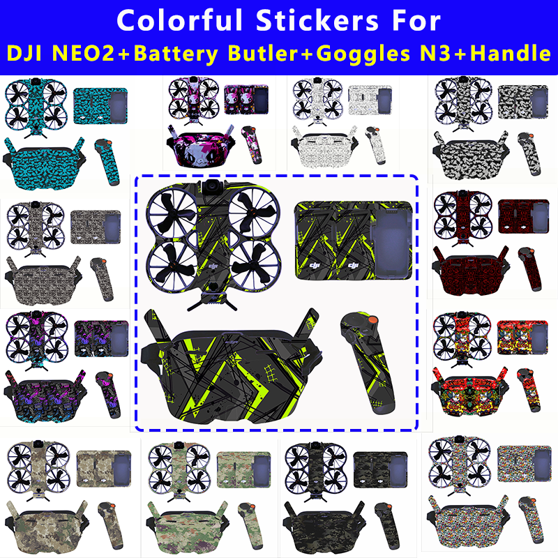 For DJI NEO 2 Drone Stickers B - Drone Rc N3 3 Batteries review and price
