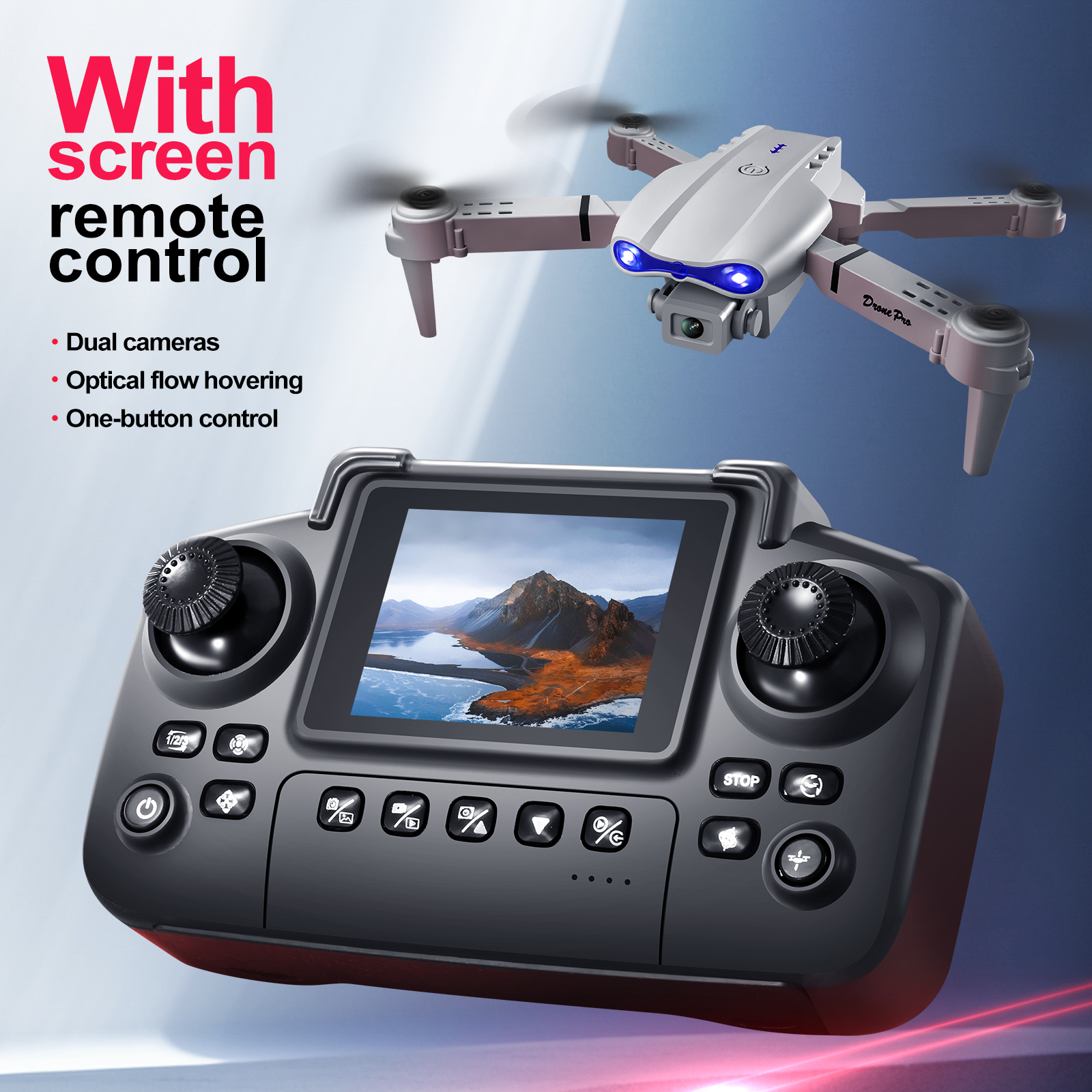 2025 New E88 E99 Upgraded Dron - Drone Rc With Screen review and price