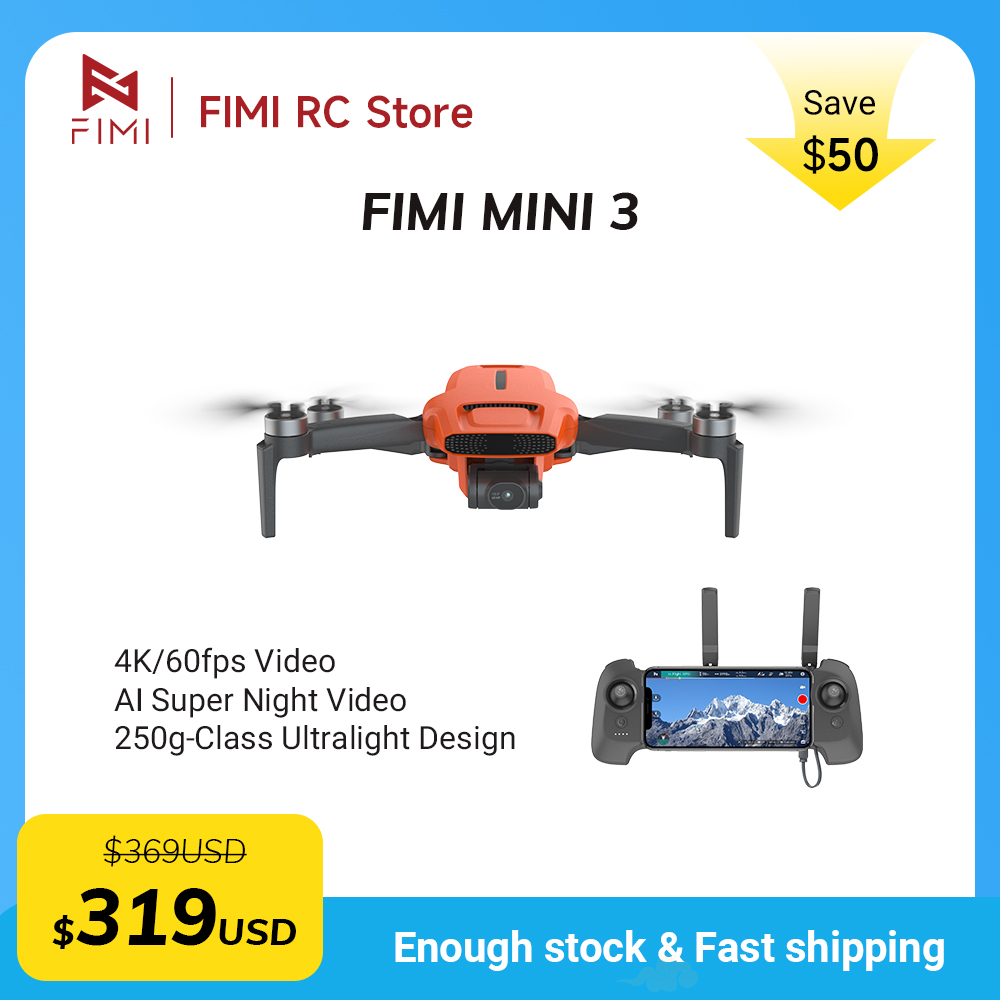 FIMI MINI 3 Camere drone 4K 60 - Drone Rc Team City review and price