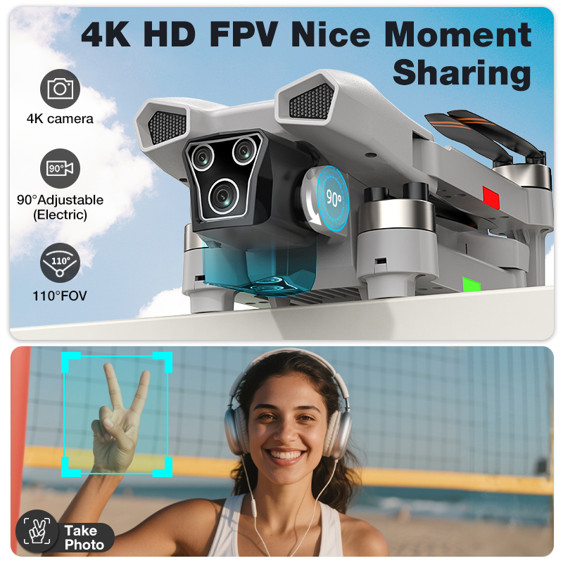 NEW Hot L017 Pro Drone Brushle - Drone Rc With Screen review and price