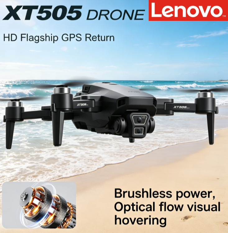 Lenovo XT505 Foldable GPS Dron - Xt505 Rc Drone review and price