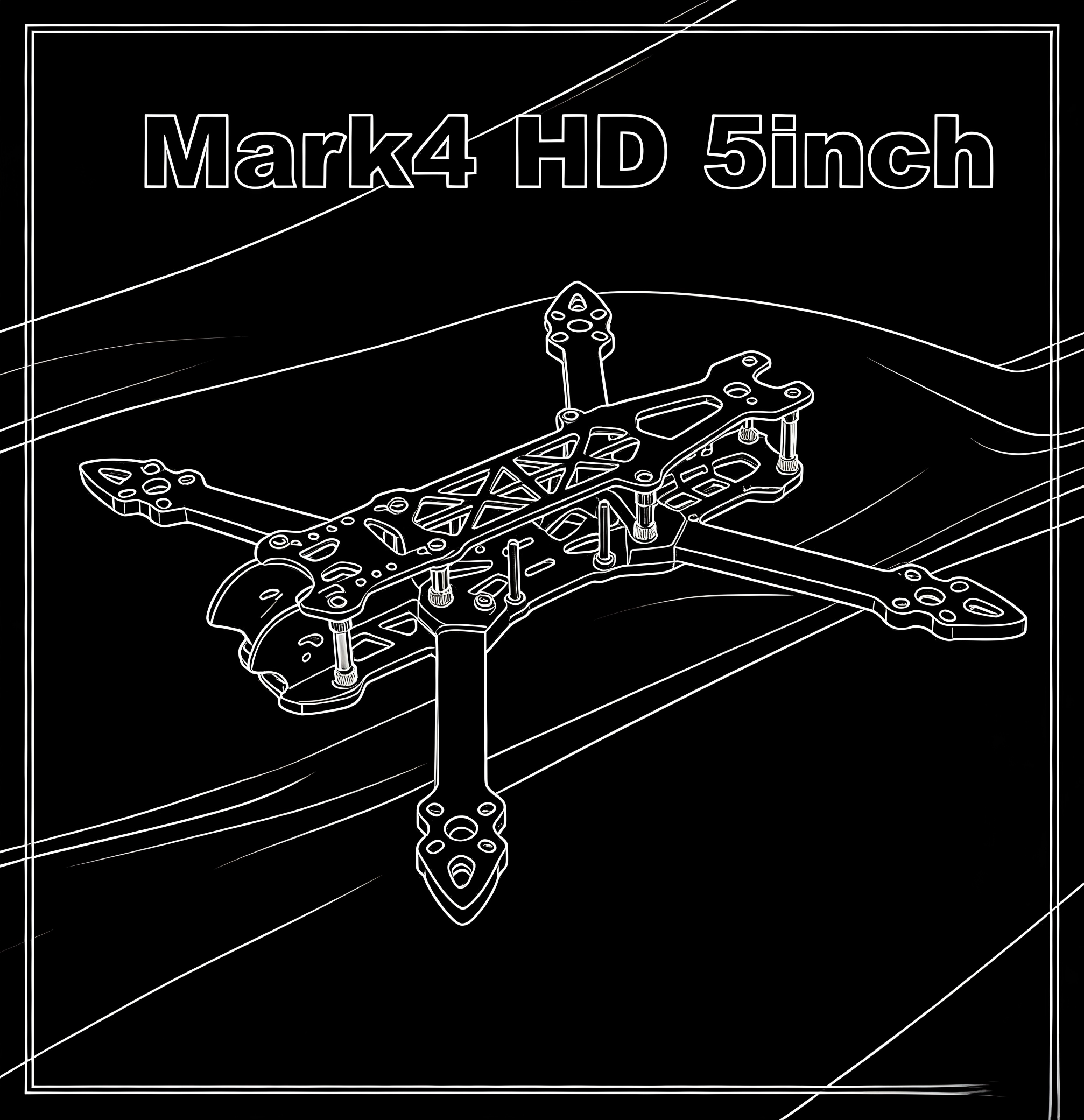 MARK4 V2 Mark 4 V2 5inch 240mm - Carbon Fiber Drone Arm review and price