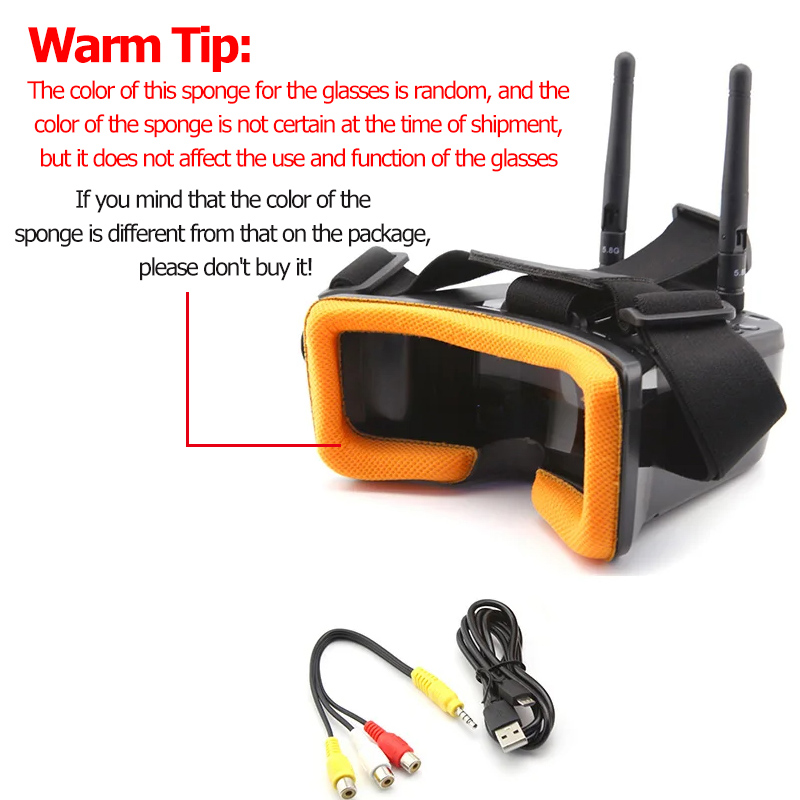 VR009 FPV Video Goggles 3Inch  - Drone Rc With Screen review and price